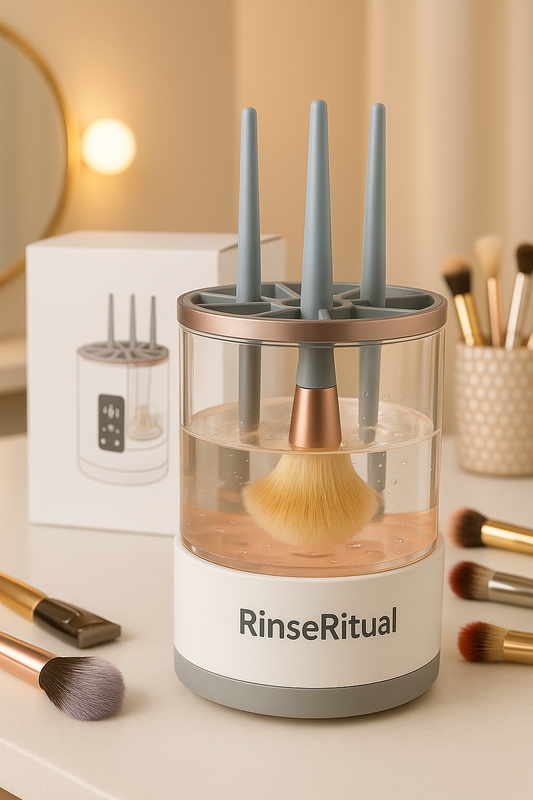 RinseRitual 3-in-1 Makeup Brush Cleaner - Next-Gen Beauty Tech